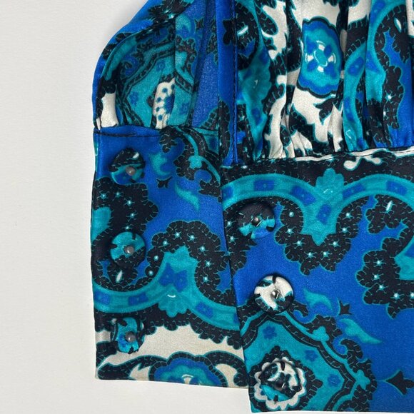 Marciano patterned printed silk top - Picture 5 of 8